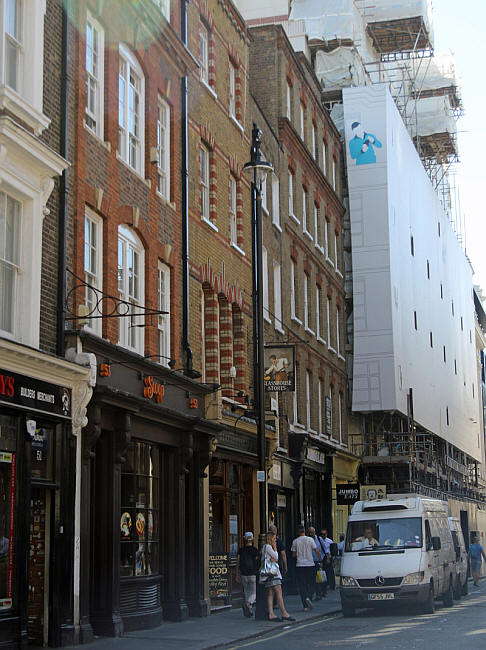 Glasshouse Stores, 45 Brewer Street, St James, Westminster W1 - in August 2016