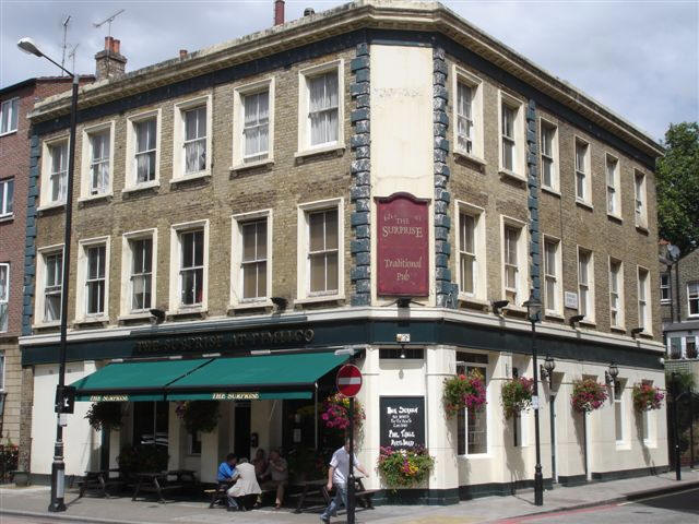 Surprise, 110 Vauxhall Bridge Road, SW1 - in July 2007