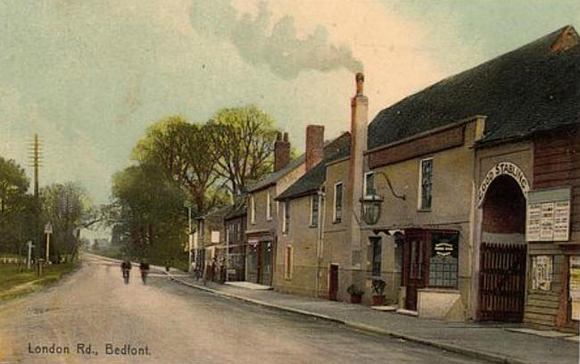 Bell Inn, London Road, Bedfont - circa 1906