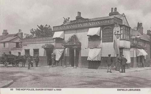 Hop Poles, Baker street, Enfield - circa 1900