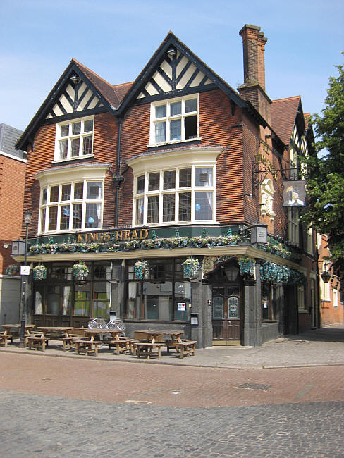 Kings Head, Market Place, Enfield - in July 2013