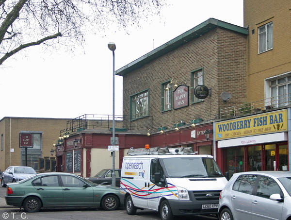 Happy Man, 89 Woodberry Grove, N4 - in March 2011