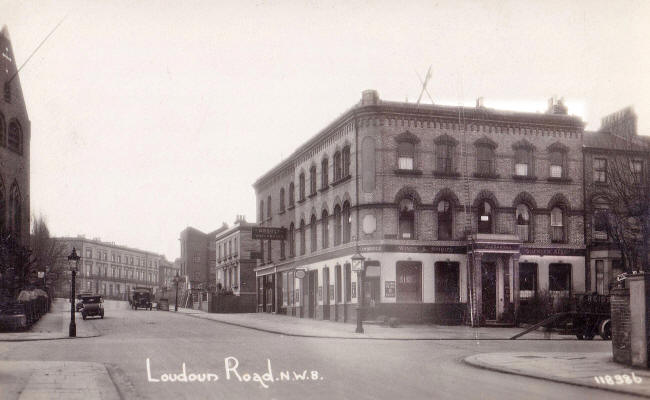 Alexandra, Alexandra road and Loudon road, Hampstead NW8, circa 1910 with licensee P Ambridge