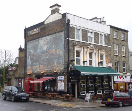 Haverstock Arms, 154 Haverstock Hill, Hampstead - in January 2010