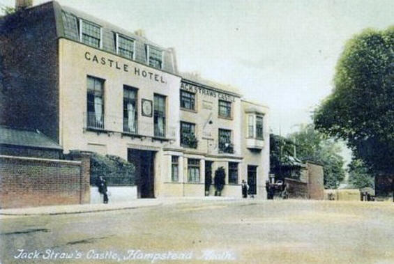 Jack Straw’s Castle, North End Way - in 1900