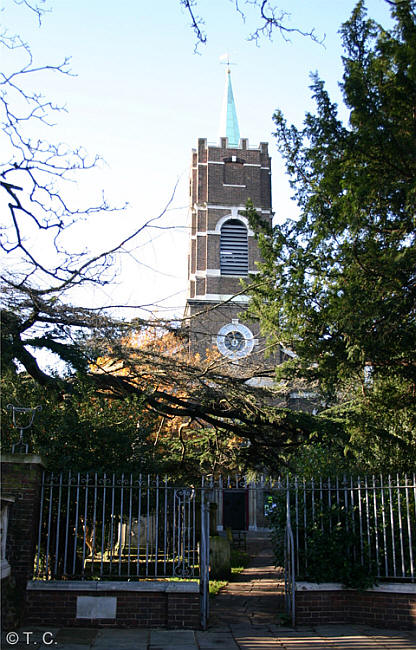 The Parish Church of St. John at Hampstead - in November 2004