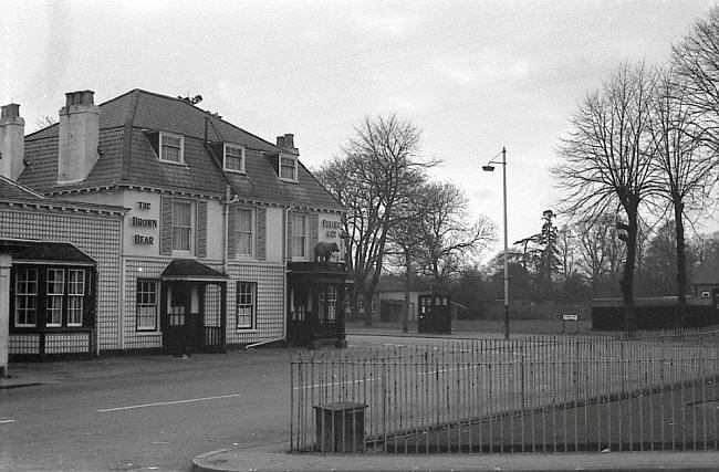 Brown Bear, Bear Road, Hanworth - in 1968 (demolished in 1973)