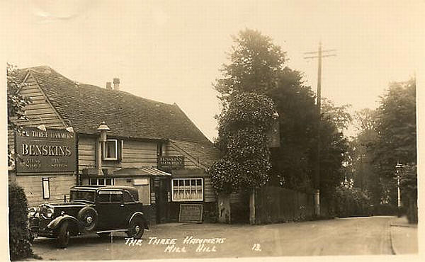 The Three Hammers, Mill Hill - in 1938