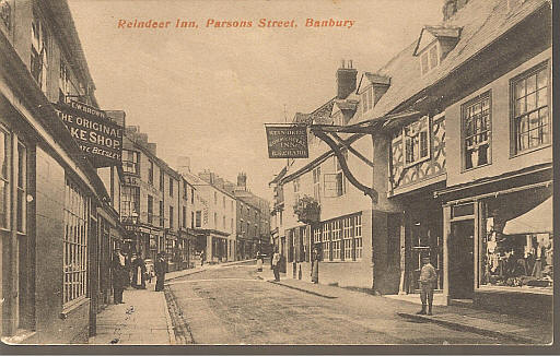 Reindeer Inn, Parsons Street, Banbury - in 1918