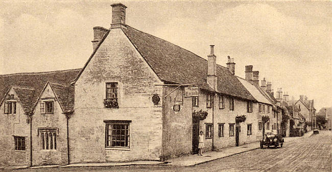 Lamb Inn, Burford - in 1927