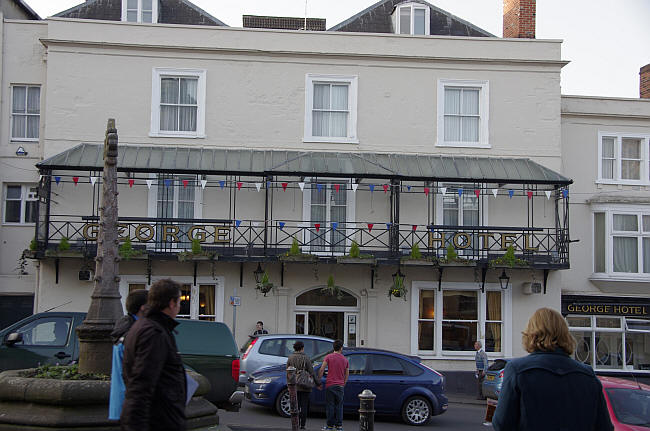 George Hotel, Market Place, Frome - in 2012