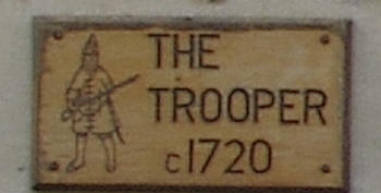 Trooper Sign, 11 Trinity Street, Frome - in 2012