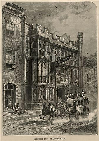 George Inn, Glastonbury - 1875