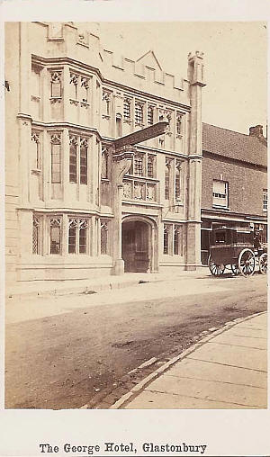 The George Hotel, Glastonbury - circa 1890