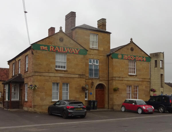 Railway Hotel, Coat road, Martock, Taunton TA12 6EX - in August 2020