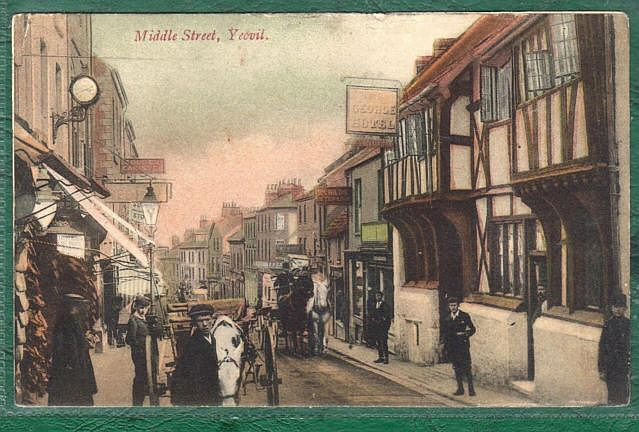 George Hotel, Middle Street, Yeovil - posted in 1907