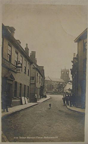 Angel, Market Place, Halesworth - in 1905