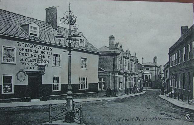 Kings Arms, Market Place, Halesworth - in 1906