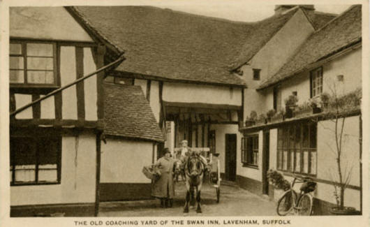The Old Coaching Yard of the Swan Inn, Lavenham