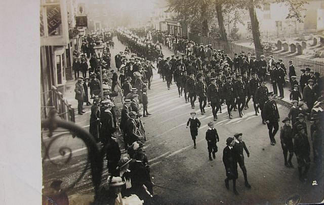 White Hart, High Street, Mildenhall - in 1913