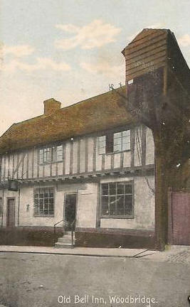 Old Bell Inn, Woodbridge - in 1910