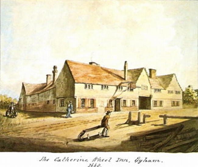 The Catherine Wheel, Egham, Surrey - 1660