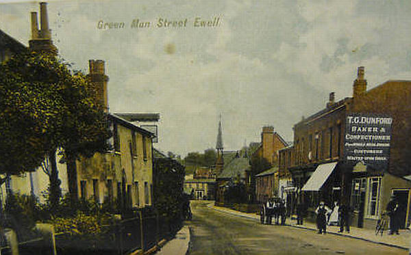 Green Man, Street, Ewell