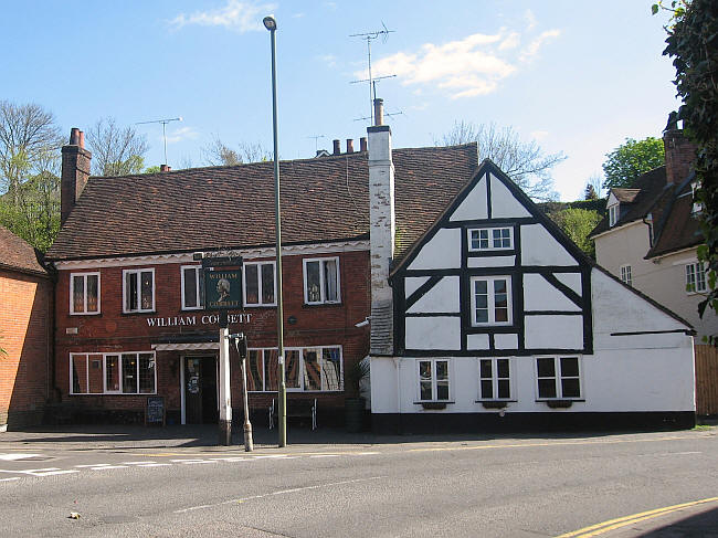 William Cobbett, Bridge Square, Farnham - in April 2014