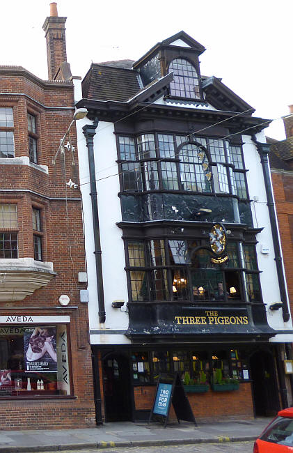 Three Pigeons, 19 High Street, Guildford - in August 2014