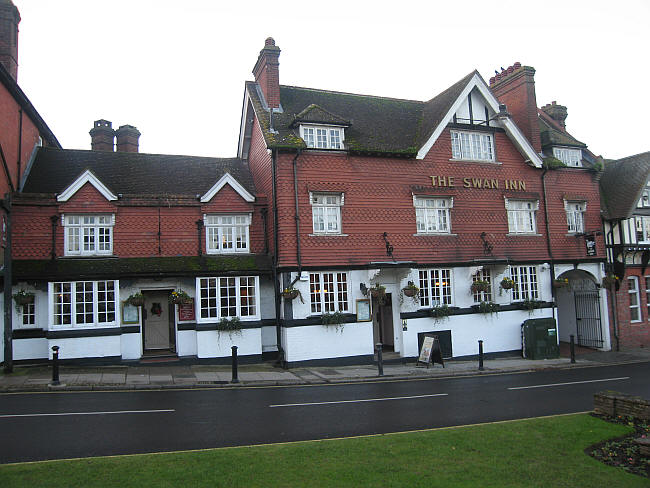 Swan Inn, High Street, Haslemere - in December 2013