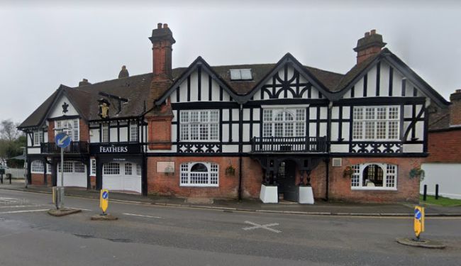Feathers Hotel, High Street, Merstham in 2018