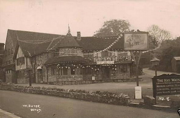 Haywain Inn, Oxsted - in 1937