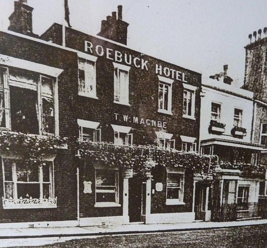 Roebuck Hotel - landlord T W Macnee, circa 1920