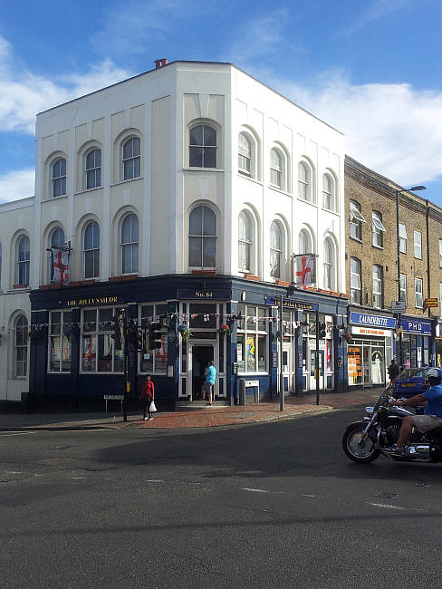 Jolly Sailor, 64 High Street, South Norwood - in July 2014