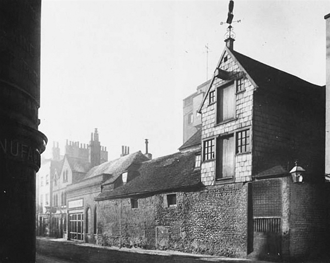 Black Lion street, Brighton - circa 1900 - see description above