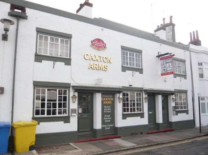 Caxton Arms, 36 North Gardens, Brighton - in January 2009