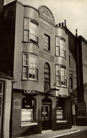 Cricketers Hotel, Black Lion Street, Brighton - in 1940