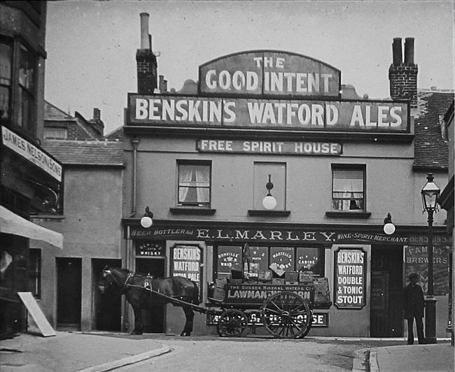 Good Intent, 15 Upper Russell Street, Brighton - circa 1910, landlord E L Marley