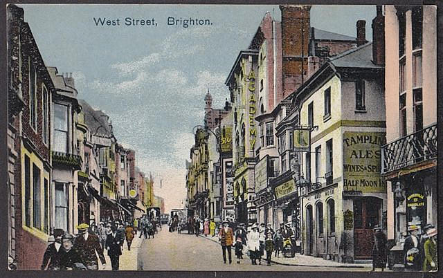 Half Moon, West Street, Brighton - circa early 1900s