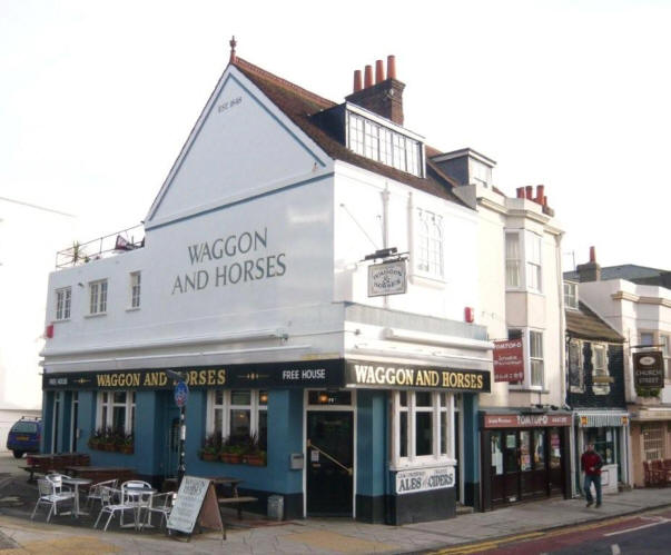Wagon And Horses, 10 Church Street, Brighton BN1 1UD - in January 2009