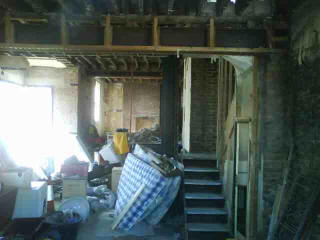 The gutted interior of the Angel, 1 St Marys Terrace, Hastings