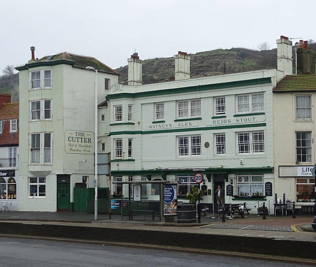Cutter Tavern, East Parade, Hastings - in January 2016