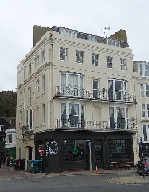 Royal Albion, 33 George Street, Hastings - in March 2016
