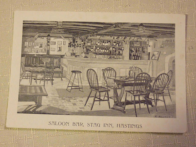 Saloon Bar, Stag Inn, Hastings - date unknown