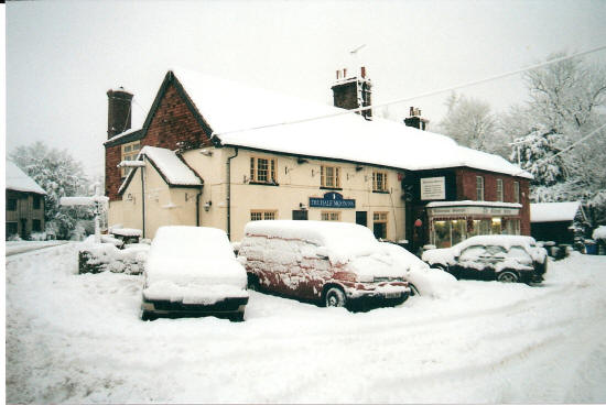 Half Moon, Balcombe, West Sussex - in January 2010