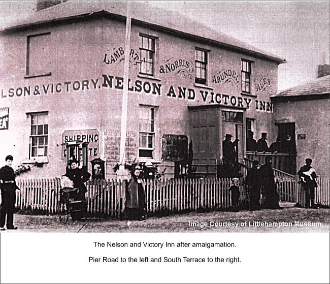 Nelson and Victory Inn, Littlehampton - after amalgamation
