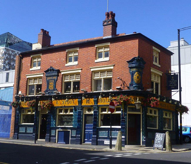 Craven Arms, 1, 2 &3 Upper Gough Street, Birmingham - in September 2013