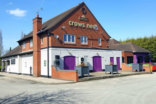 The Crows Nest, Crowhill Road, Nuneaton. Open for drinking and dining.