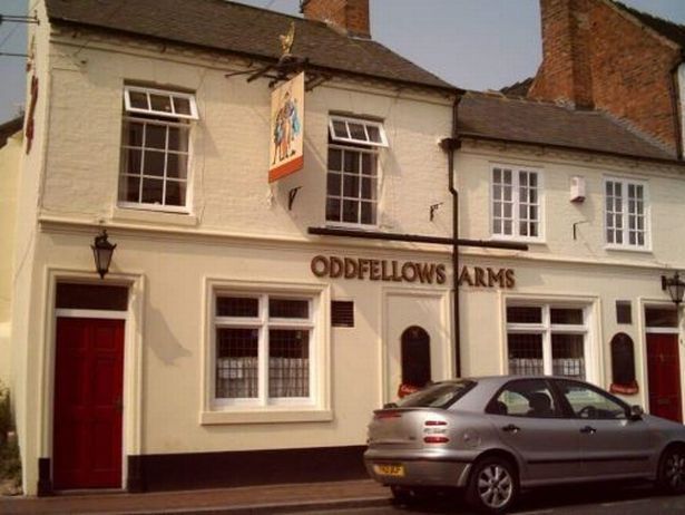 The Oddfellows Arms, Upper Abbey Street. Today it is an Indian restaurant.
