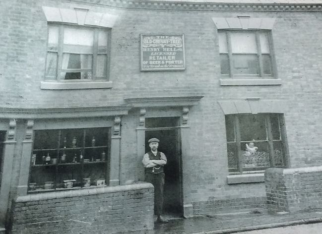 The Old Cherry Tree. Henry Bell. Licensed Retailer of Beer and Porter.